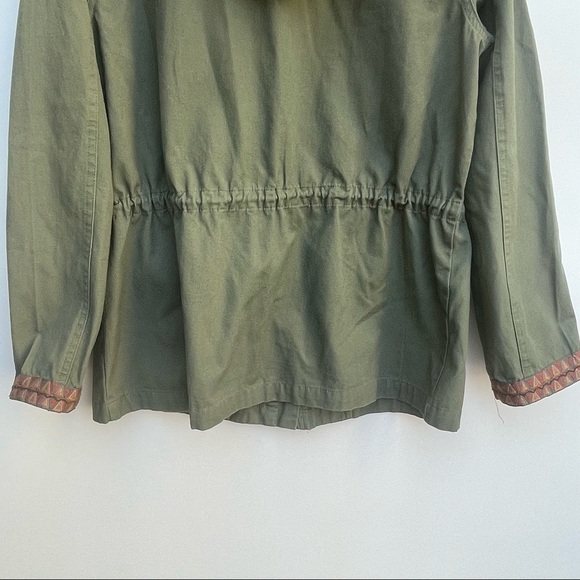 Miss Me Green Hooded Utility Jacket Size S - Picture 11 of 14